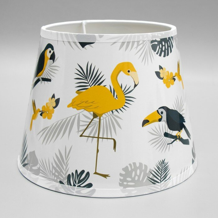 Абажур для лампы торшера «Птицы» Е14 20×20×15 см