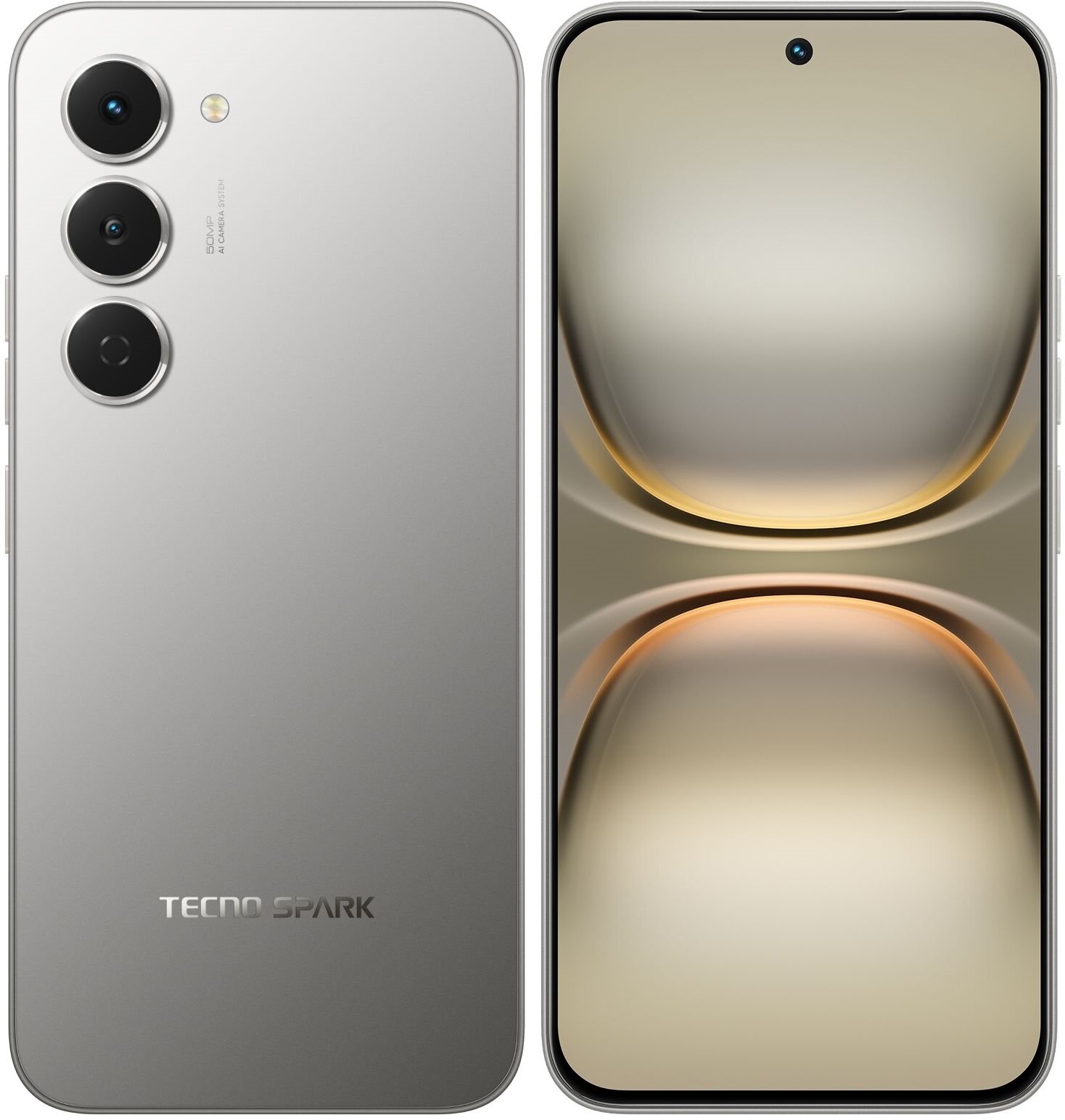 Смартфон Tecno Spark 40 Pro 128Gb 8Gb титан