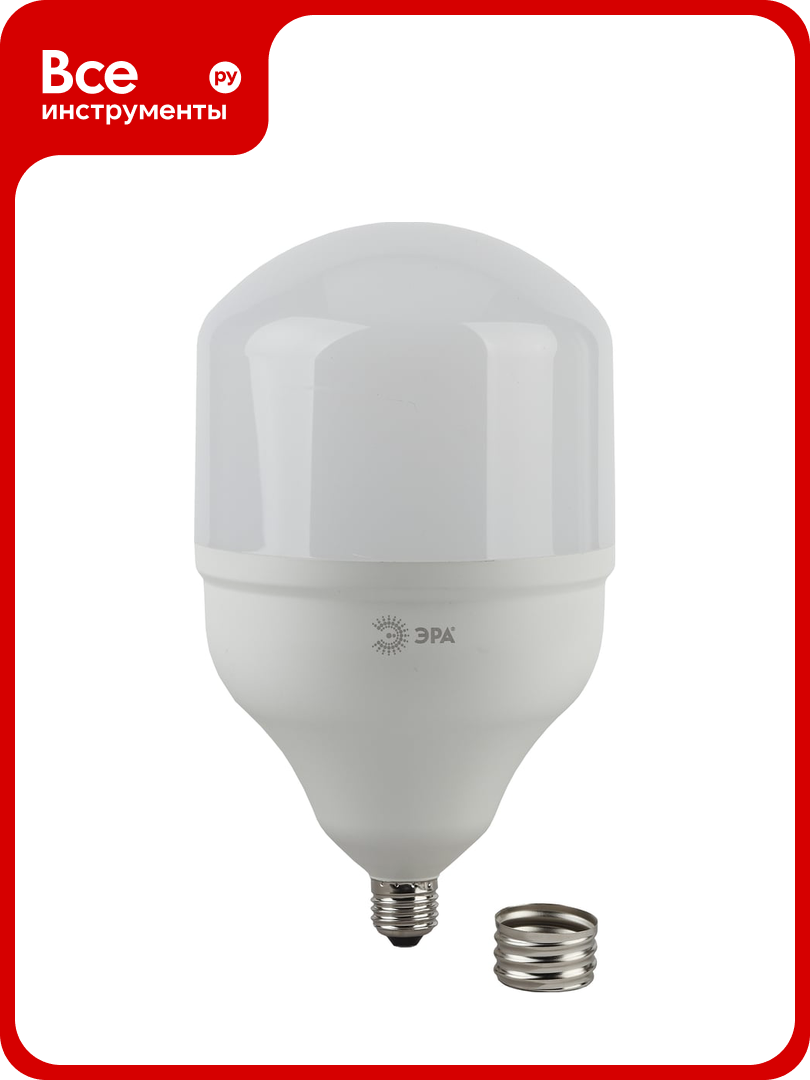 Светодиодная лампа ЭРА LED POWER T160-65W-6500-E27/E40 Е27/Е40 65 Вт колокол холодный дневнoй свет Б0027924