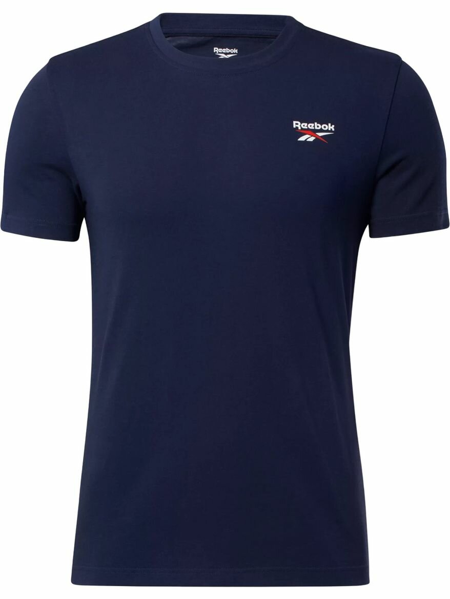 Футболка Reebok Identity Small Logo Tee, размер S INT, cиний