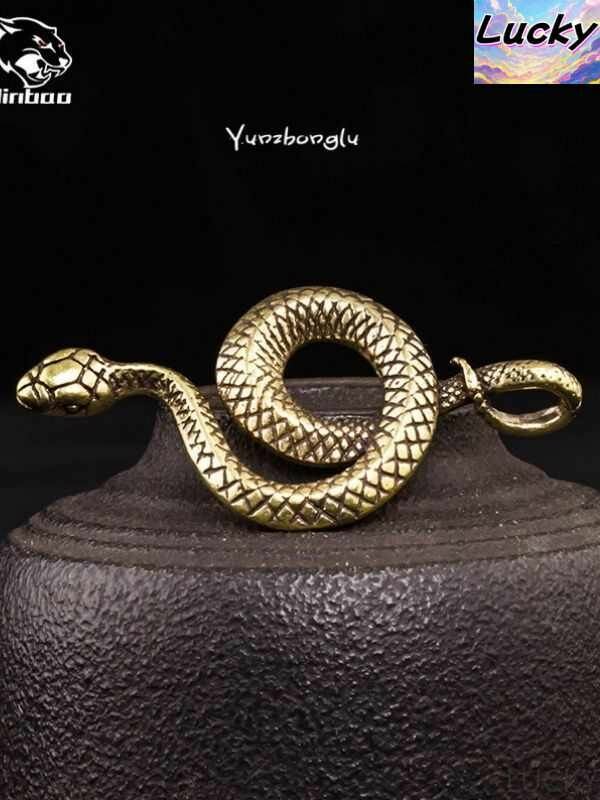 Yunzhonglu Скульптура змеи Латунь Бронза lucky