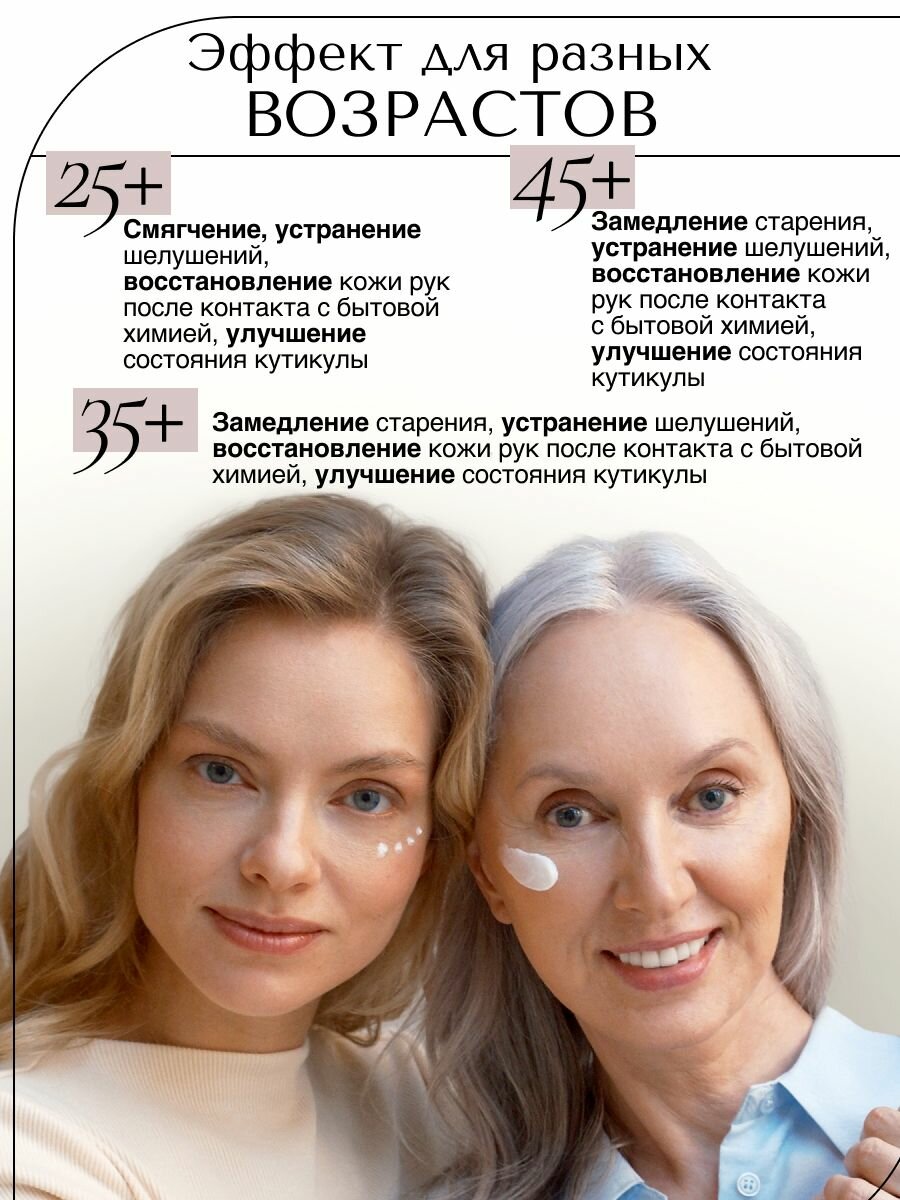 Маски Для Рук VERIFIQUE / Ночная омолаживающая маска для рук с коллагеном, 100 мл