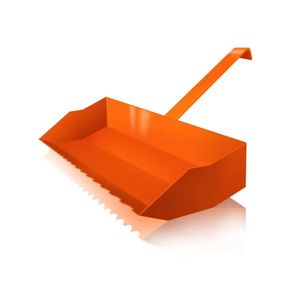 Кельма для газобетона 400мм 400х60х300 металл оранжевая для клея — фото 1