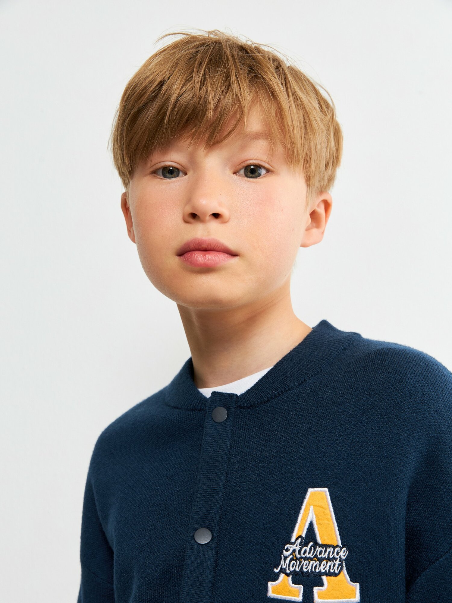 Кардиган Acoola, размер 140, темно-синий — фото 1