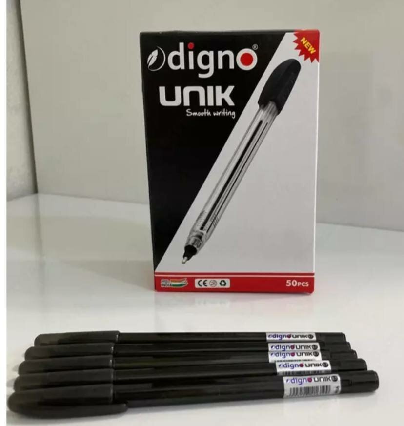 Шариковая ручка Digno "Unik", 0,7 мм, нестираемые чернила, ультратонкий стержень