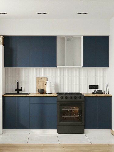 Изображение товара Кухонный гарнитур Тандем 1.8 м, мебель для дома и кухни, Белый / Океания