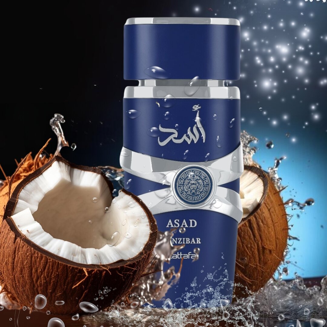 Арабские духи для унисекс восточный ароматный Asad Zanzibar 100 мл — фото 1