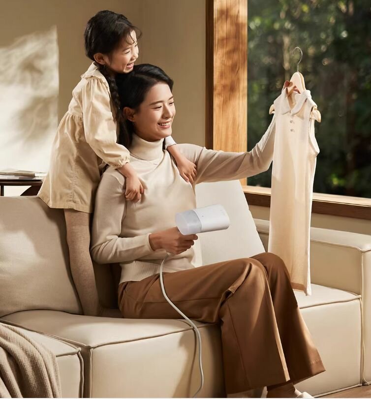 Картинки Утюг-отпариватель Xiaomi 2 – складной, антибактериальная обработка, 25 г/мин пара