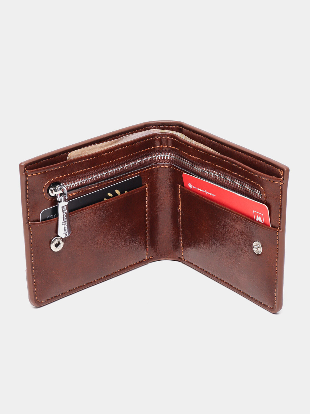 Кошелек baellerry, фактура гладкая, brown — фото 1