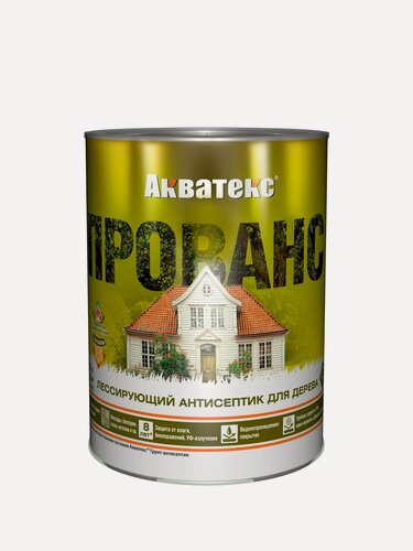 Изображение товара Акватекс-Прованс, защитно-декоративное покрытие для древесины, орех, 0,75 л