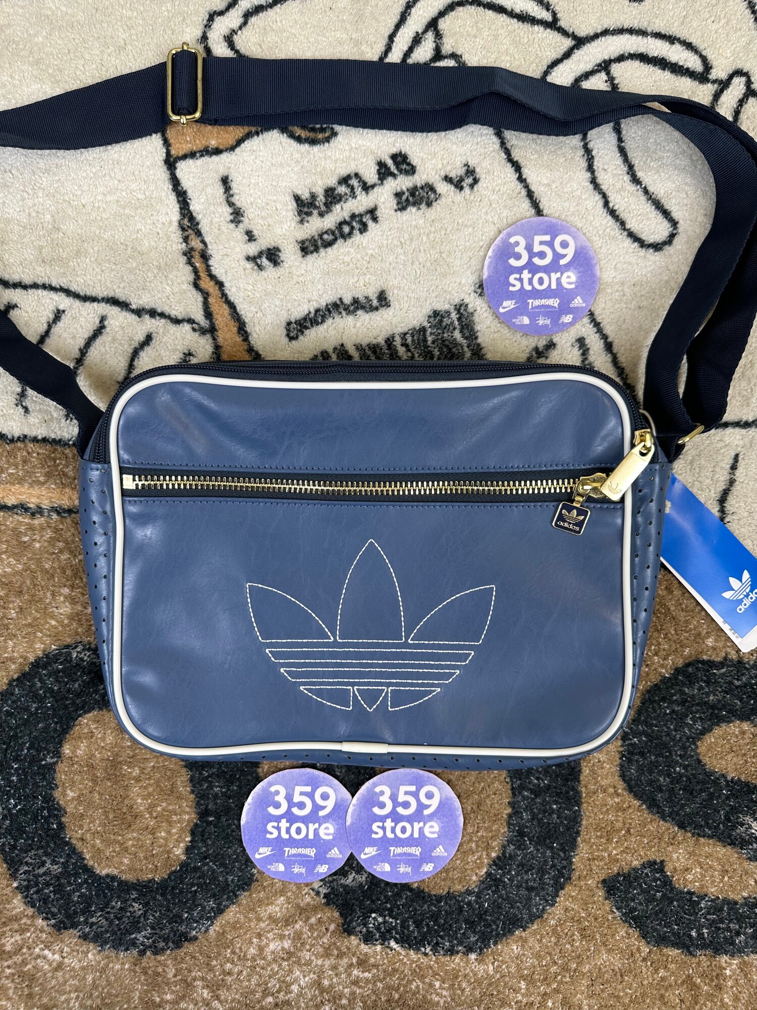 Сумка барсетка adidas, синий