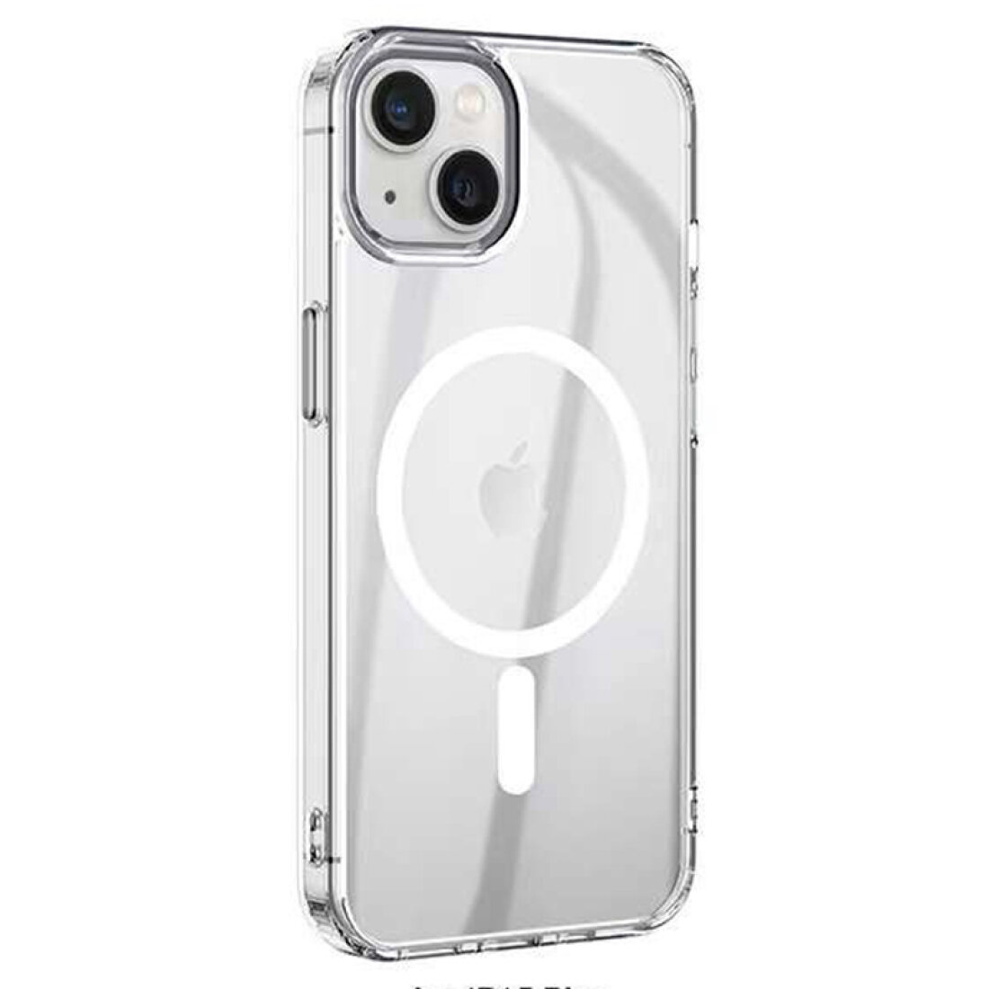 Чехол силиконовый для iPhone 15, Магнитный (MagSafe), HOCO, прозрачный