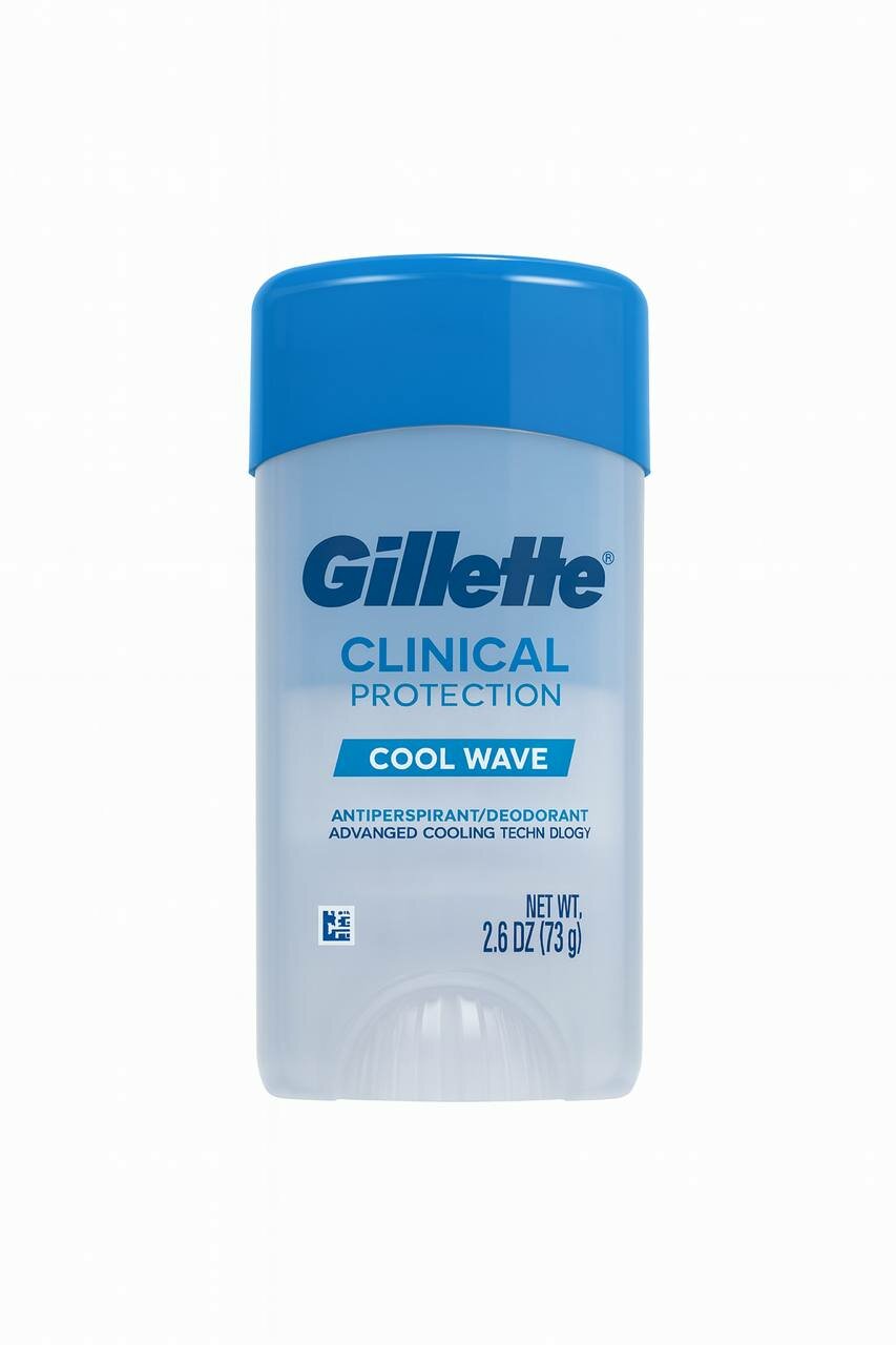 Антиперспирант Gillette Clinical Protection "Cool Wave", мужской, 72 ч, гель