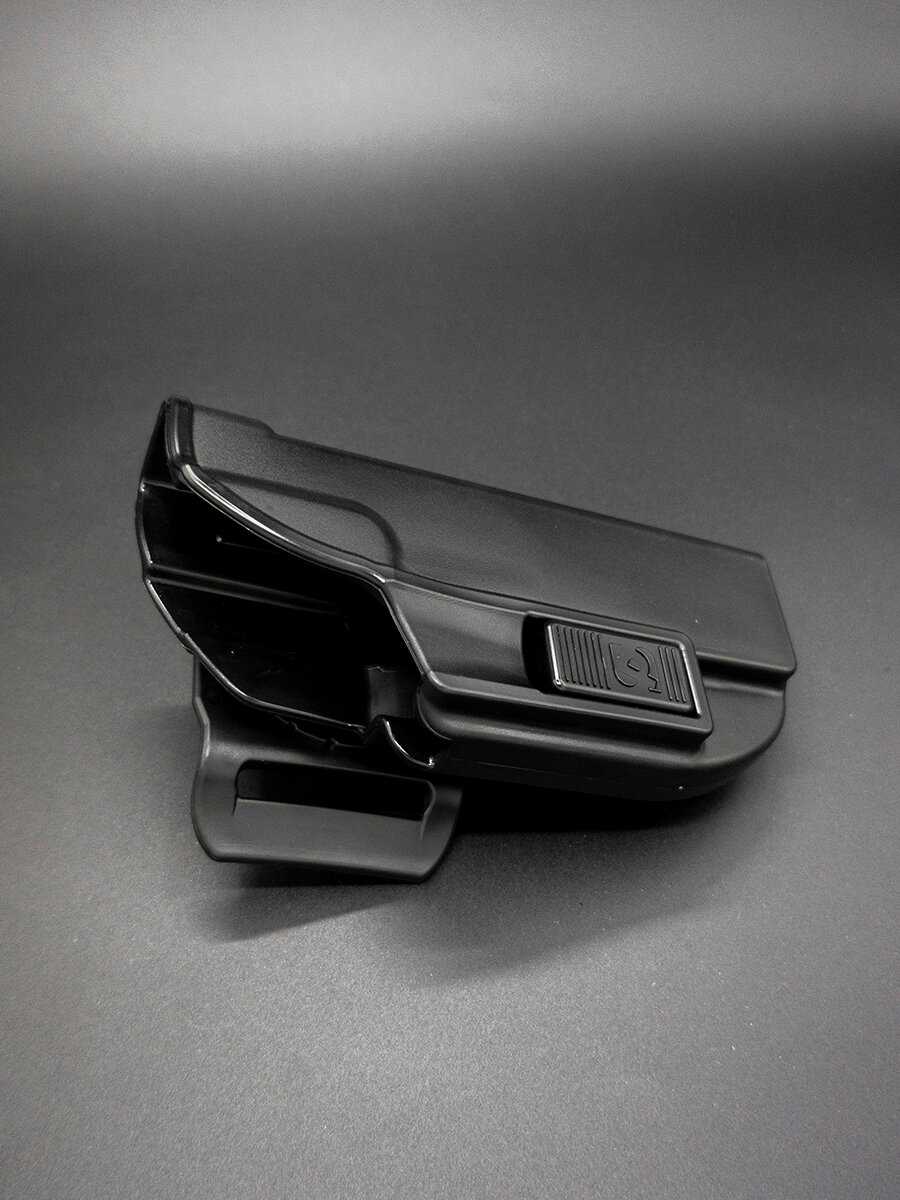 Кобура Альфа Stich Profi с поясным креплением для правши черная — фото 1