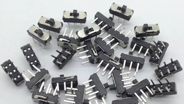 Миниатюрный DIP SMD ползунковый переключатель 2P2T 6Pin