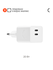 Быстрое зарядное устройство COMMO 20W Compact Charger 2.0 Dual US...