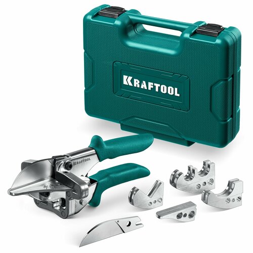 KRAFTOOL MC-12 Угловые ножницы с набором матриц для различных профилей из пластика и резины 23372-12 9573₽