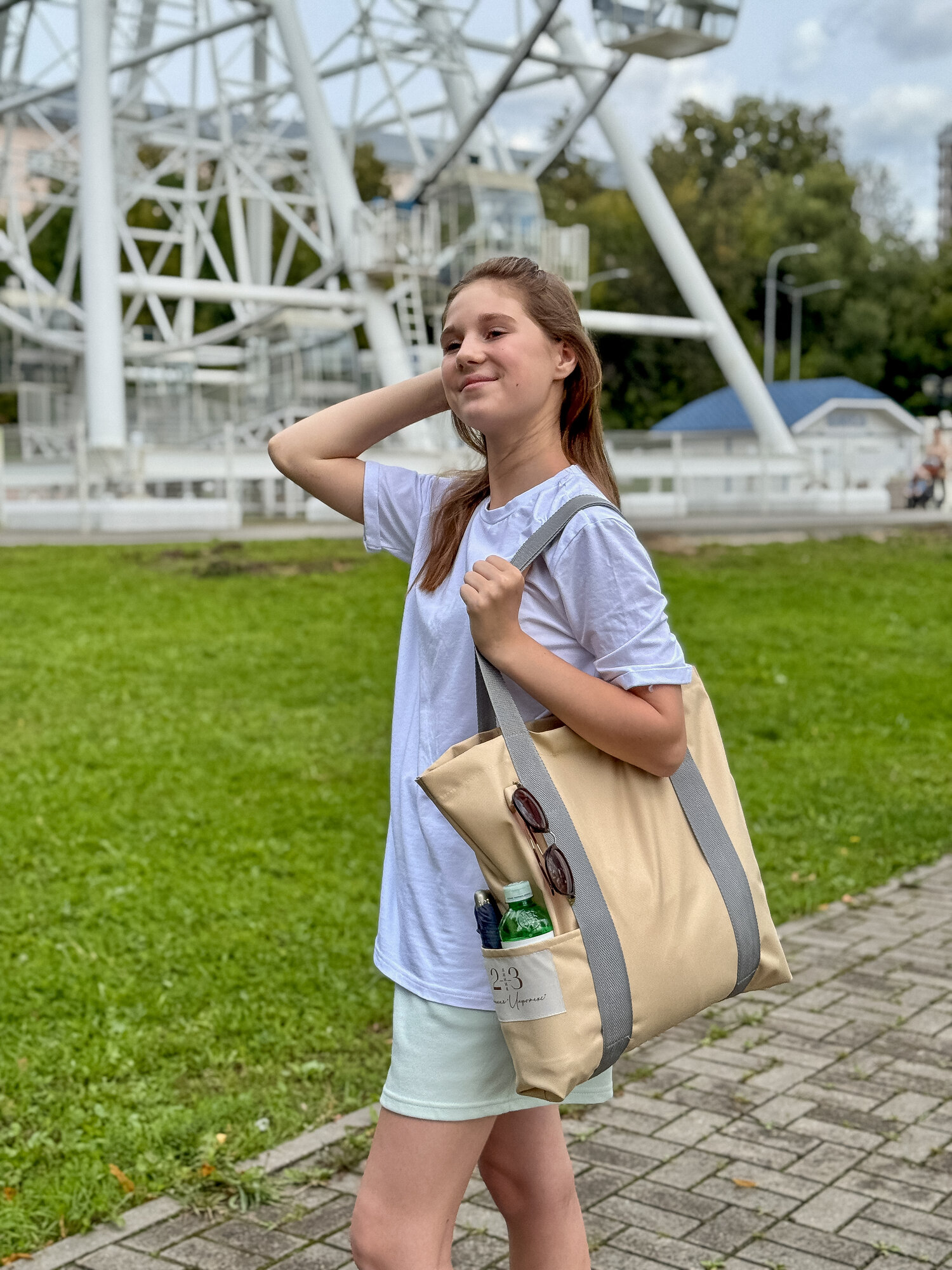 Сумка 23 ЛИНИЯ Сумка "финес", бежевый