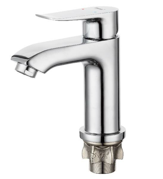 Смеситель для раковины  умывальника  G LAUF GOB1 А134 литой D35 лат  гайка