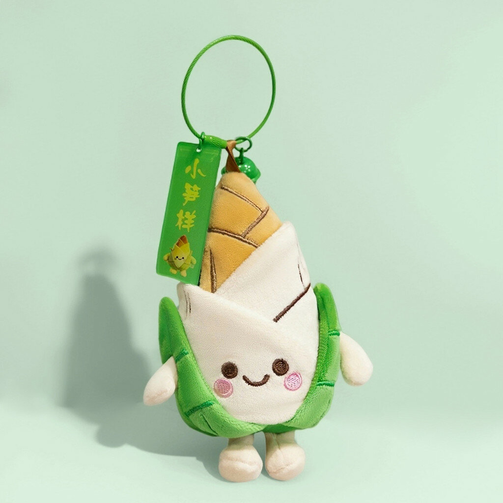 Кукольная фигура с бамбуковыми побегами мягкий плюш для декора спальни и подарков бамбуковый побег 28см