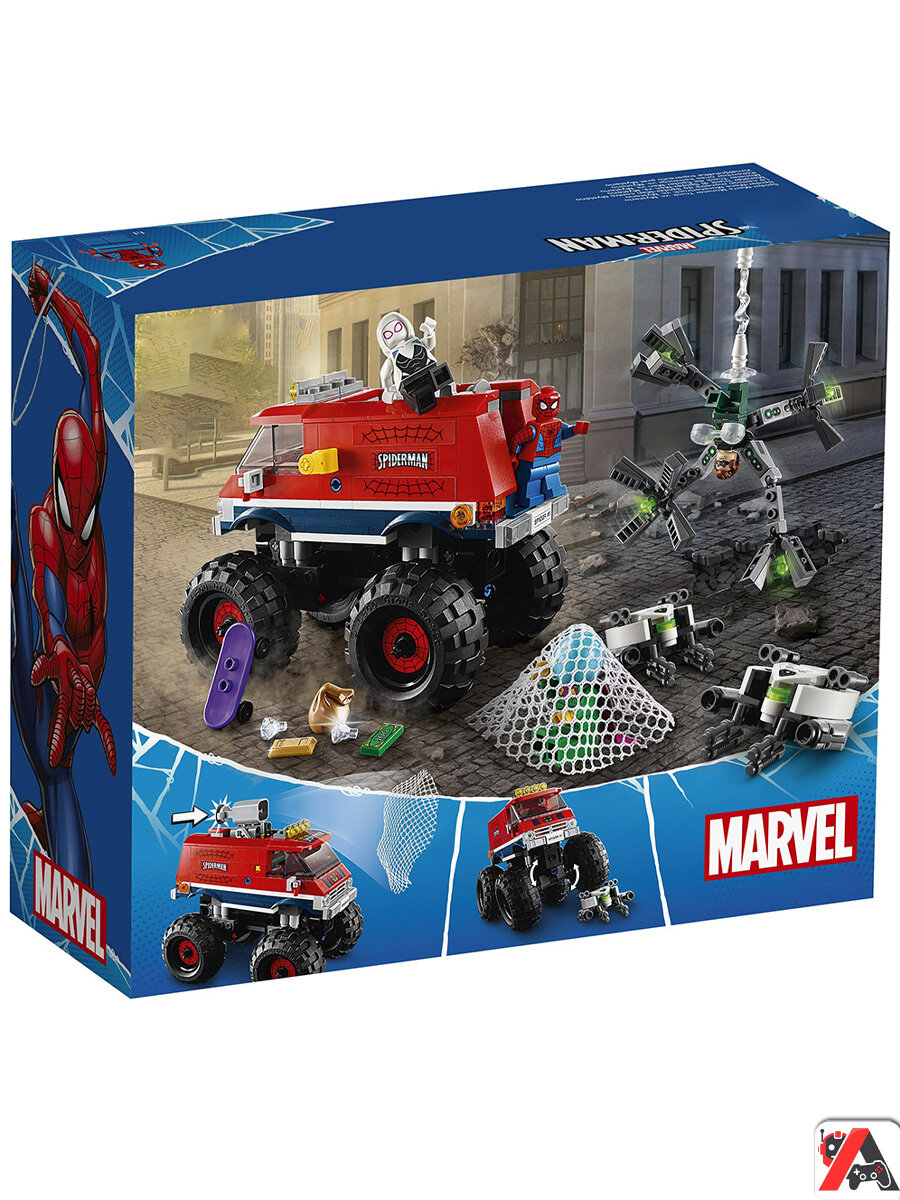 Конструктор Марвел Монстр-трак Человека-паука против Мистерио — фото 1