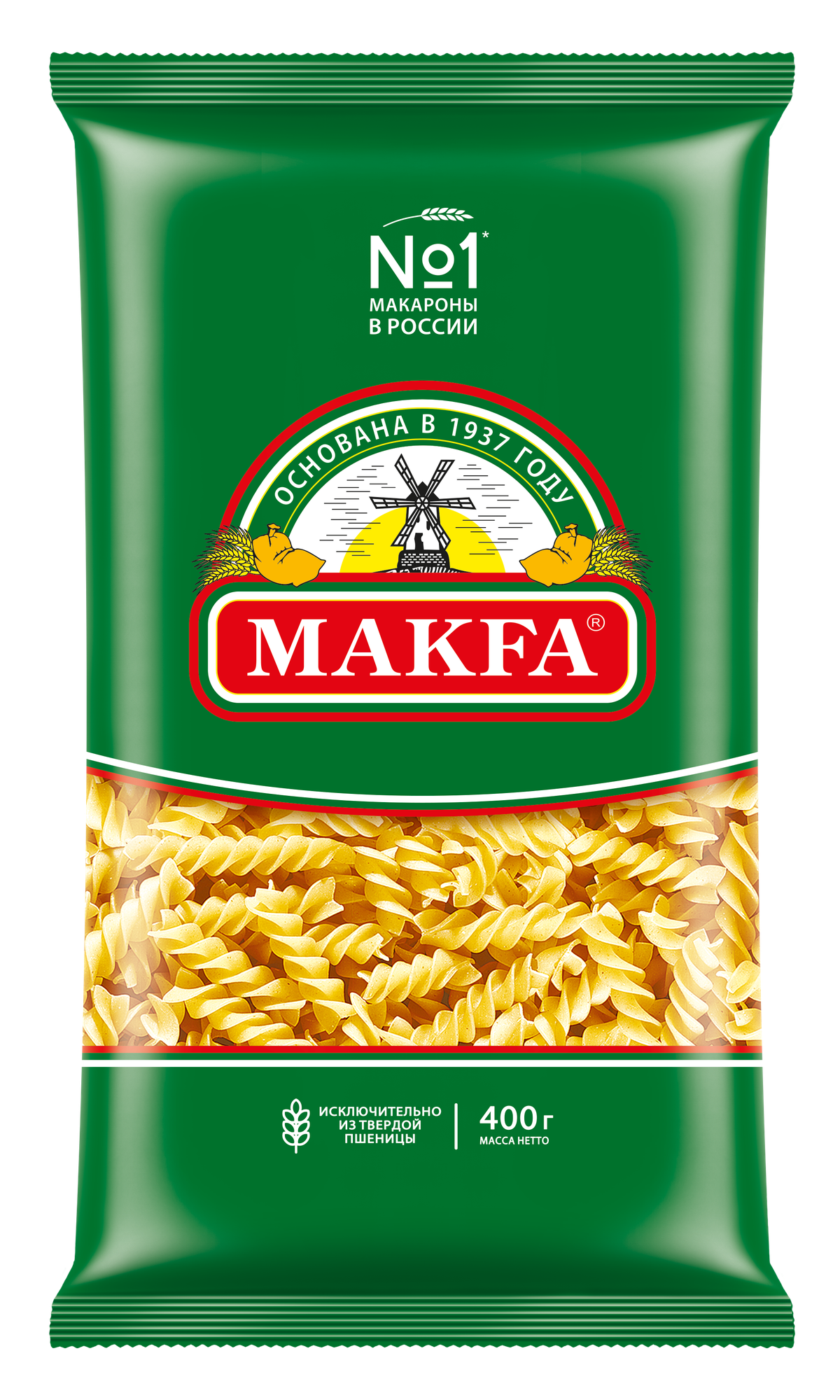 Makfa макароны спирали (fusilli), 400 г
