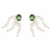 Серьги Phenomenal Studio, жемчуг Swarovski синтетический, кристаллы Swarovski