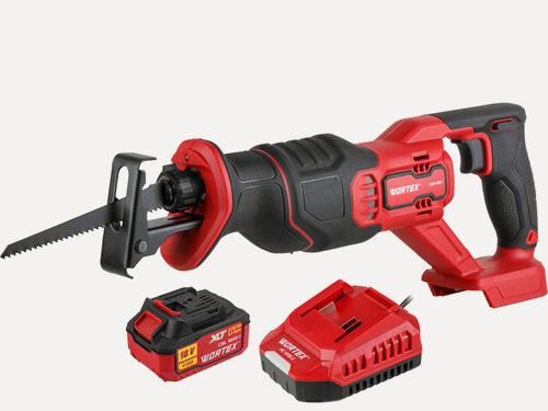Изображение товара Сабельная пила аккумуляторная WORTEX CSR 1118-1 ALL1 XLT SET (2335046)