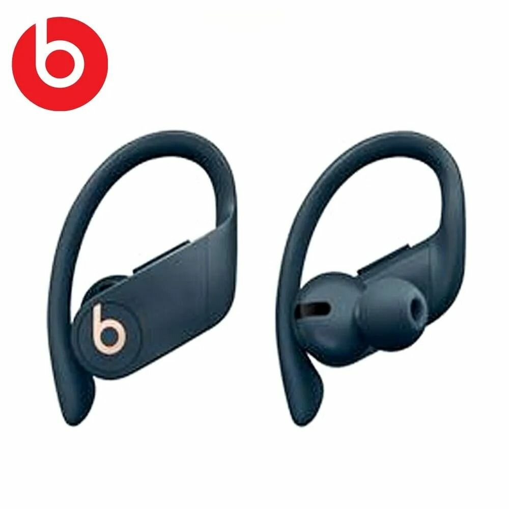 Беспроводные наушники-вкладыши Beats Powerbeats Pro, темно-синий, с шумоподавлением ANC и чипом Apple H1