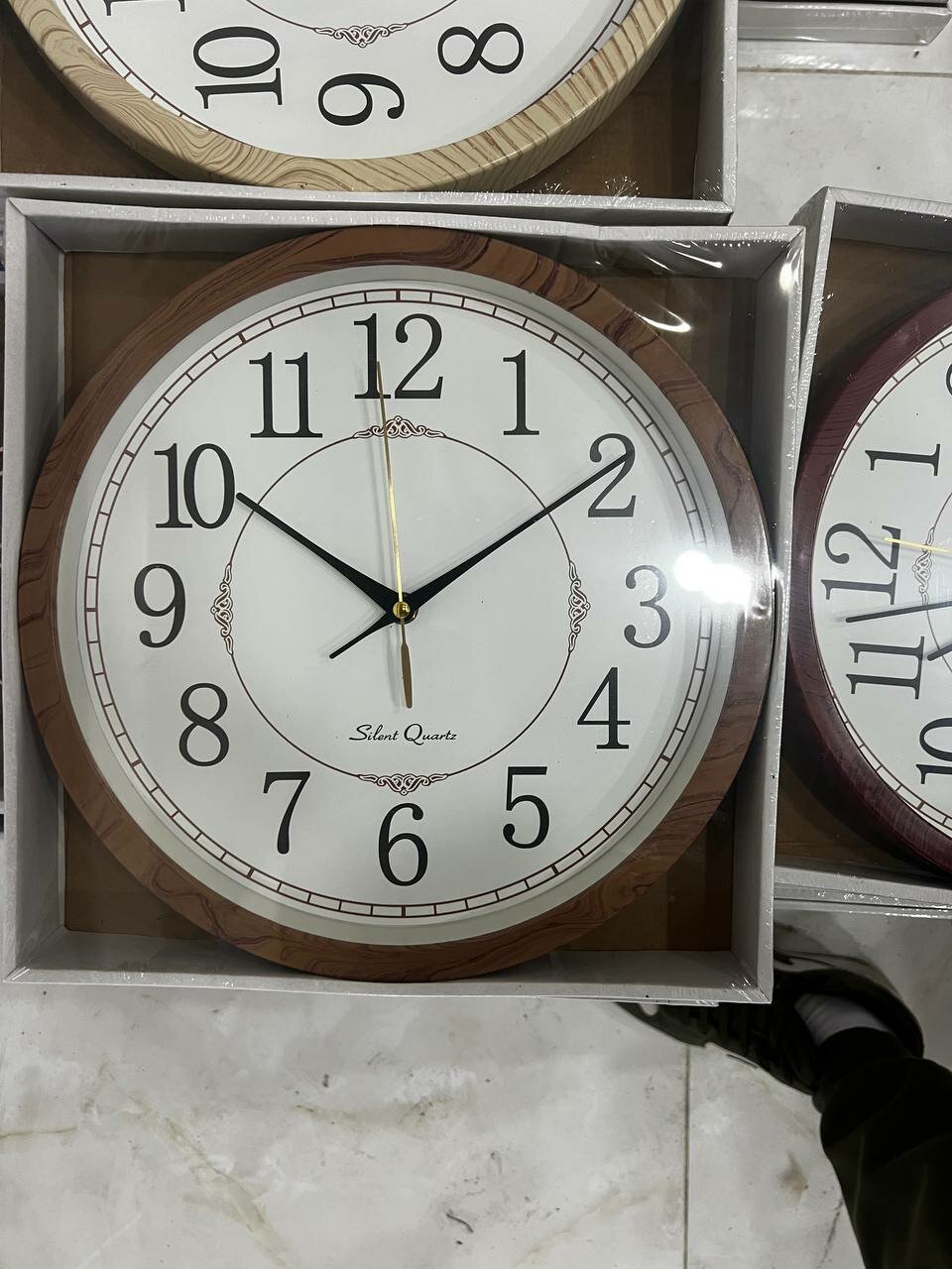 Винтажные часы с большим циферблатом для дома или офиса