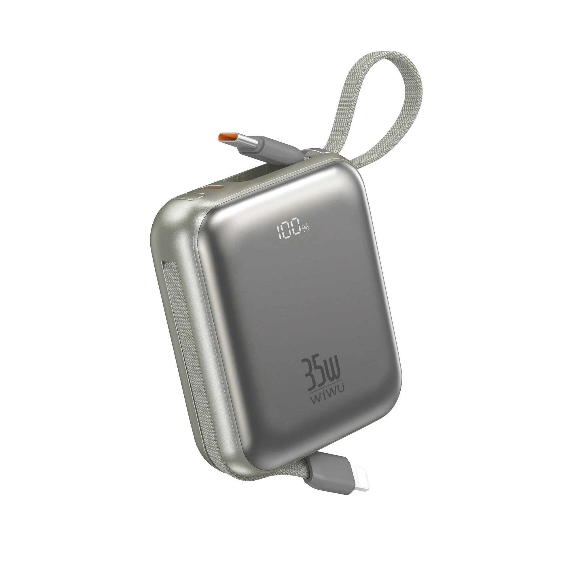 Внешний аккумулятор WiWU Galaxy Pro Wi-P062, 10 000 mAh, PD 35 W, встроенные USB-C, Lightning