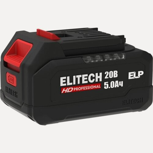 Изображение товара Аккумуляторная батарея Elitech ELP,20В,5.0Ач, Slider, HD Professional