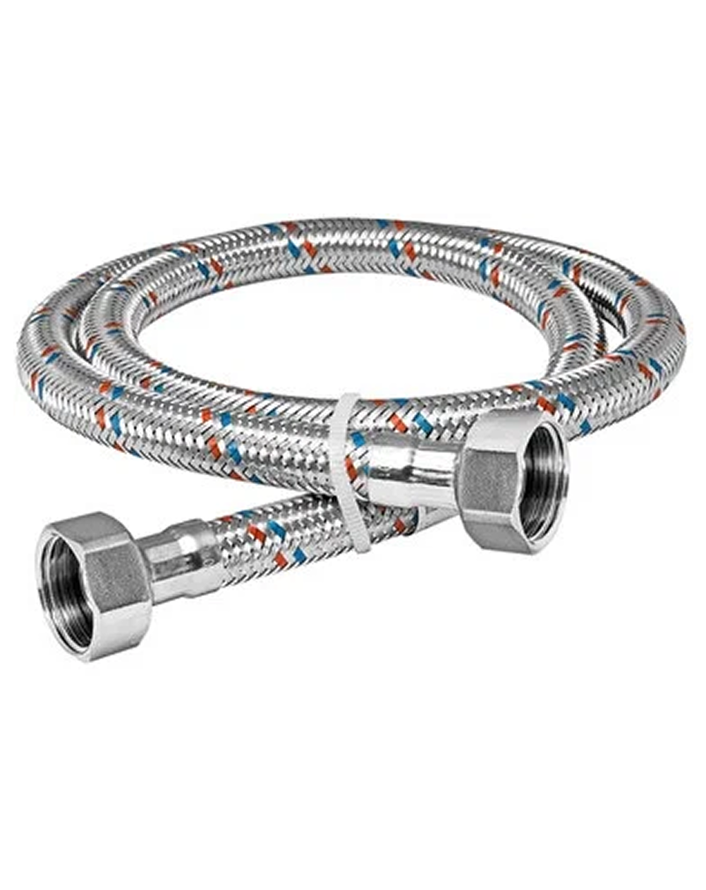 Подводка гибкая для воды нержавеющая оплетка 1 2  г г L 0 5м AQUALINE 04803