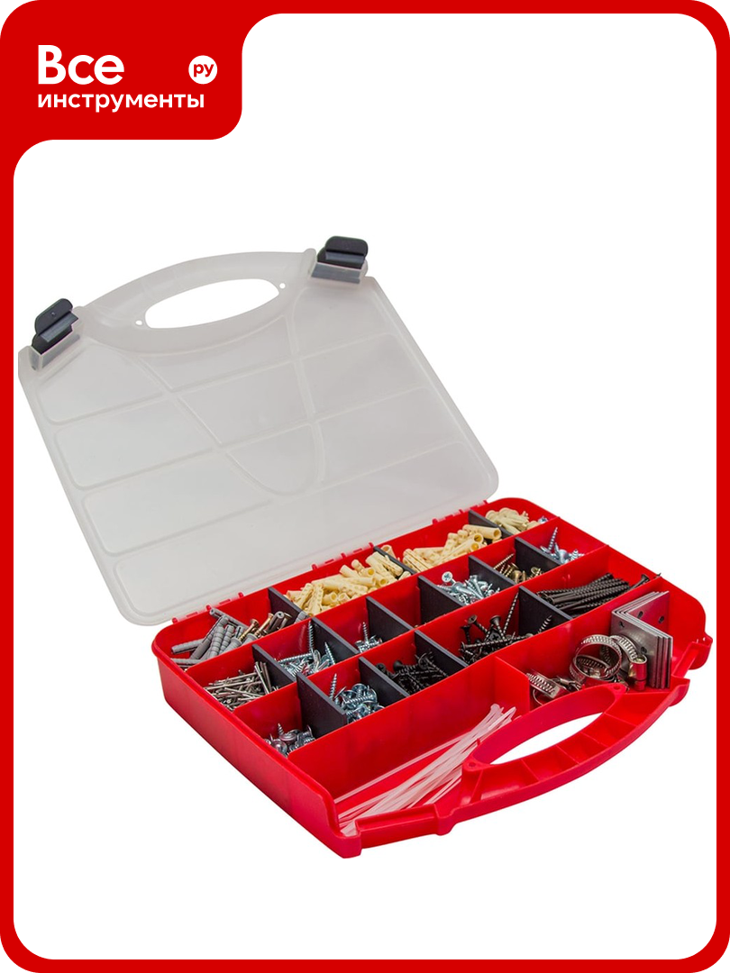 Крепеж в наборе MasterProf профессионал №8 1215 штук СЭ.010044