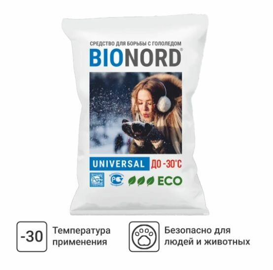 Антигололедный реагент Bionord Universal 23 кг
