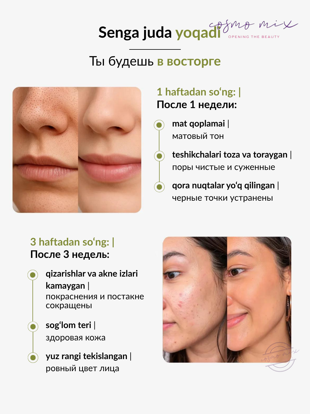 Очищающий гель для умывания с ниацинамидом MIXIT Niacinamide Face Cleanser, 150 мл — фото 1