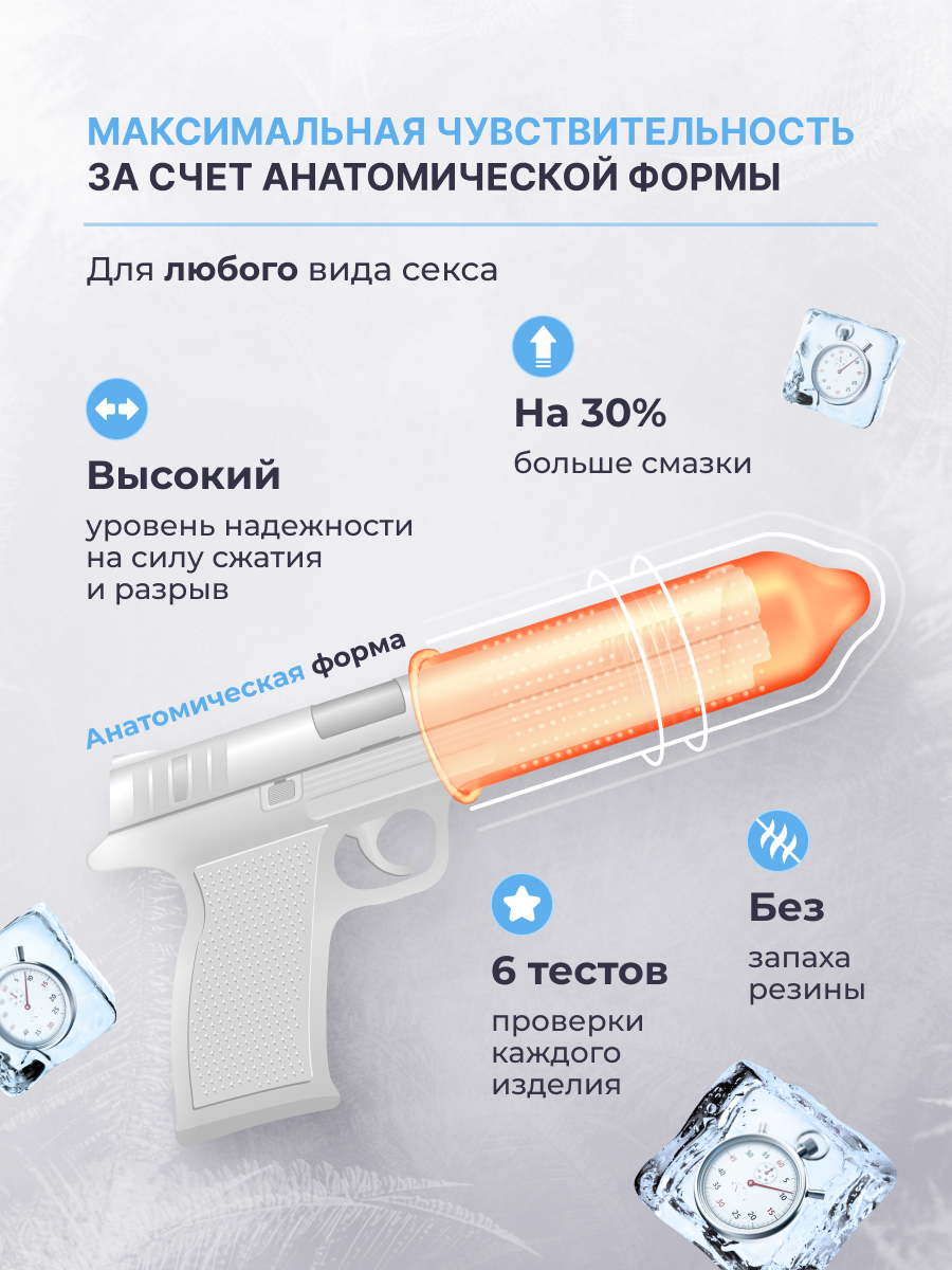 Презервативы Masculan 3 Ultra Long Game №10, продлевающие, Маскулан с колечками, пупырышками и анестетиком, 10 шт. — фото 1