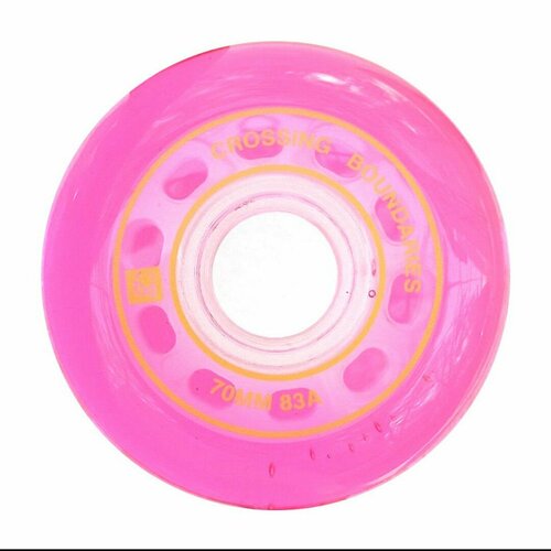Колесо для роликовых коньков Crossing Boundaries CB 70/83A Pink, 1шт.