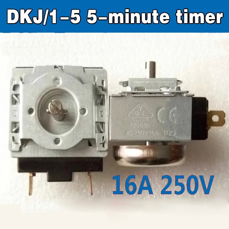 Таймер духовки с 5-минутным механическим перезвоном для хлебопечки и тостера Железный корпус 16А 250В Стойкость к высоким температурам