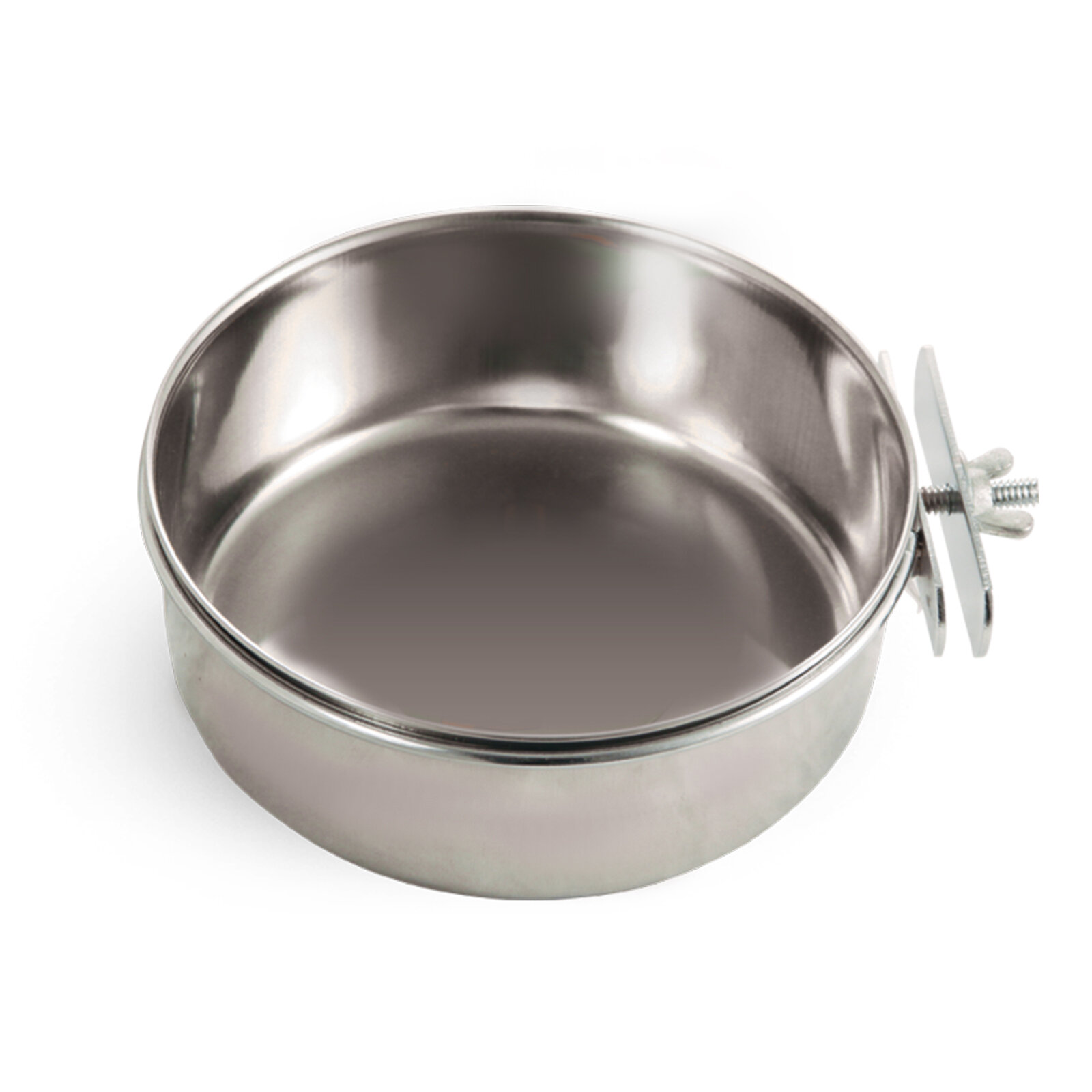 Миска собак металлическая с держателем Triol  из нержавеющей стали  550 мл