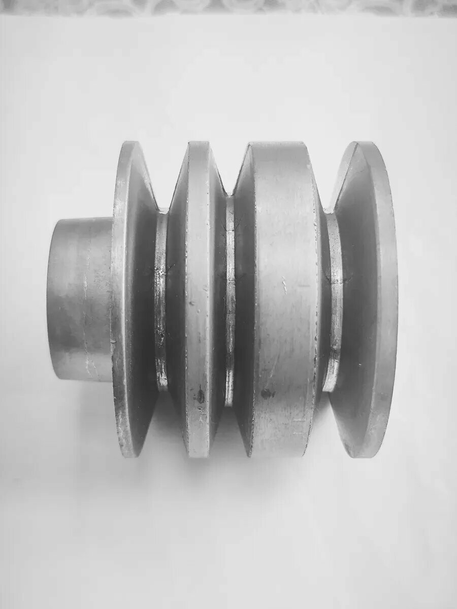 Шкив для мотоблока 25 мм ведущий 3-х ручейковый МБ-1