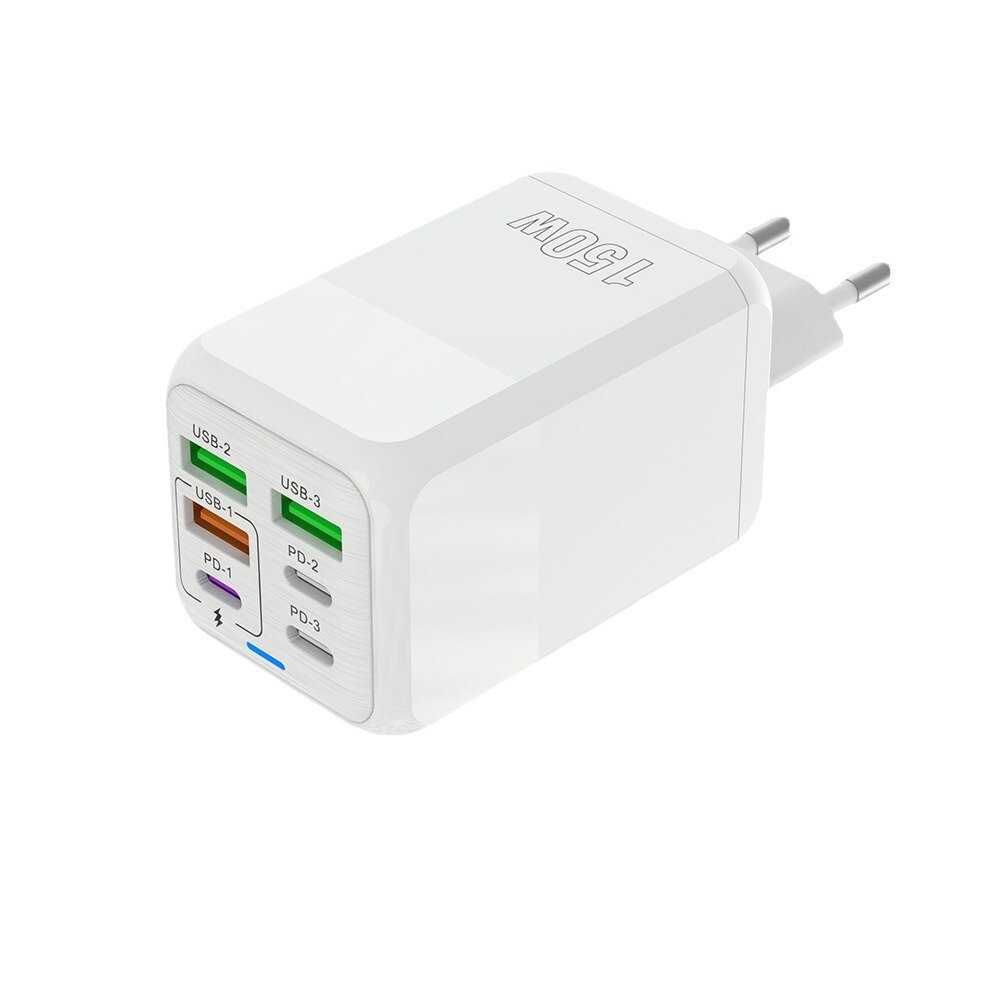 150W многоглотный зарядник 3USB+3PD телефон 6 и 1 заряжающий головку