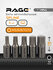 Биты автомобильные М5 М6 М8 М10 М12 SPLINE 30 мм 5 шт RAGE by VIR...