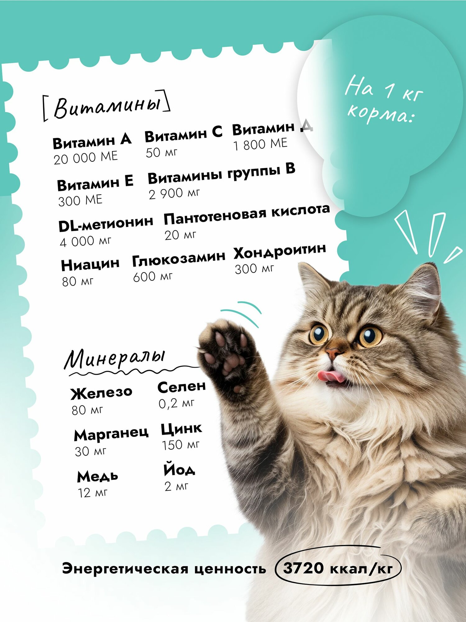 Корм сухой для стерилизованных кошек Холистик с индейкой и мятой при чувствительном пищеварении и аллергии 1,5кг Best Dinner (Бест Диннер) — фото 1