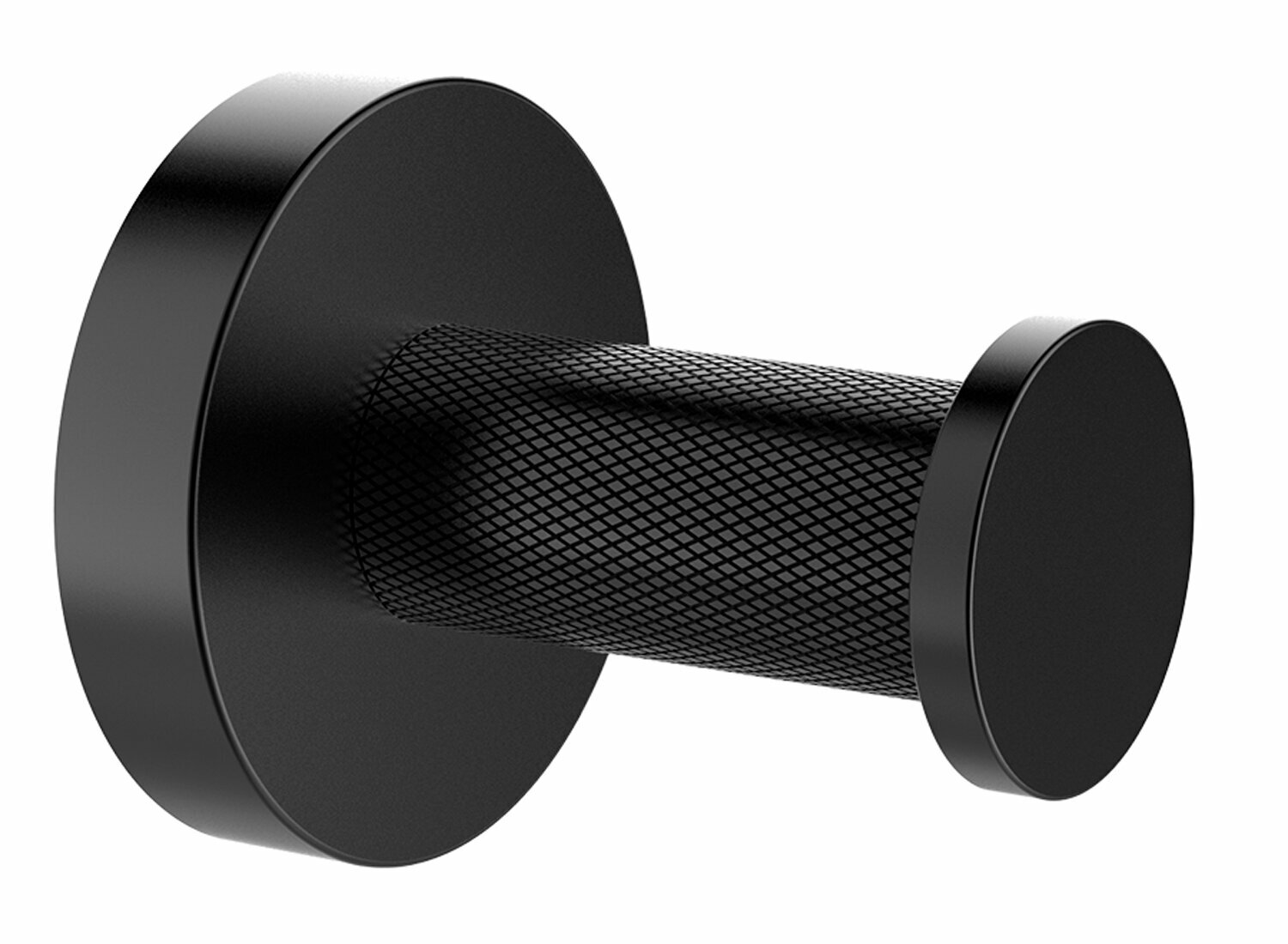 Крючок одинарный для полотенца из латуни Vieir V5501-C черный