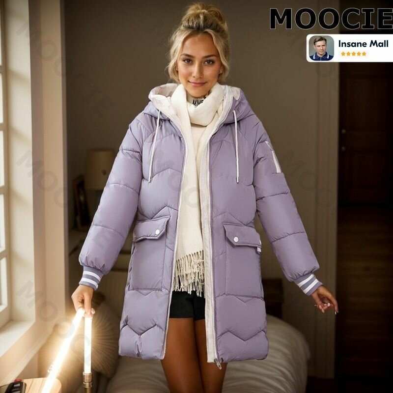 Пуховик , размер 44, фиолетовый