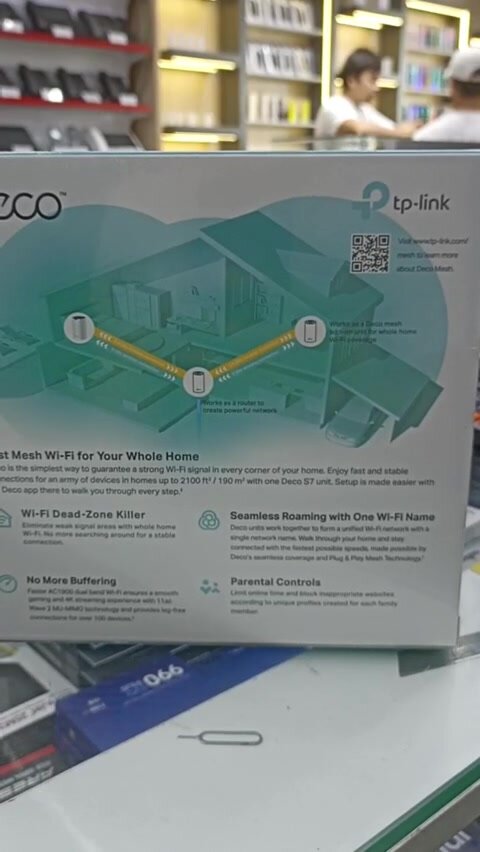 Wi-Fi Mesh-система TP-Link Deco S7 1 устройства, 2 диапазона, 1900 Мбит/c, Ethernet 1Гбит/сек Порт GPON недоступен. — фото 1