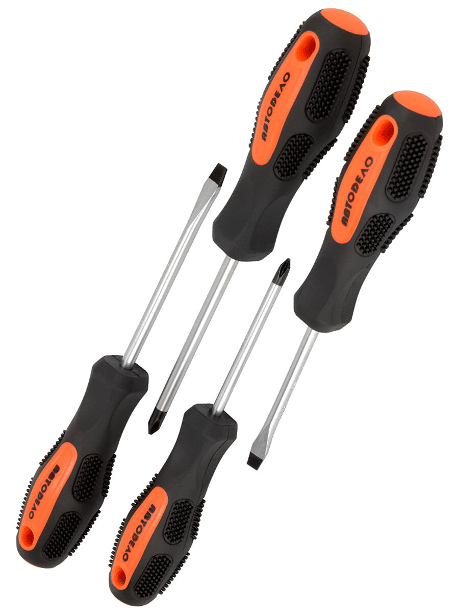 Набор отверток АвтоDело 4 штуки блистер 30769