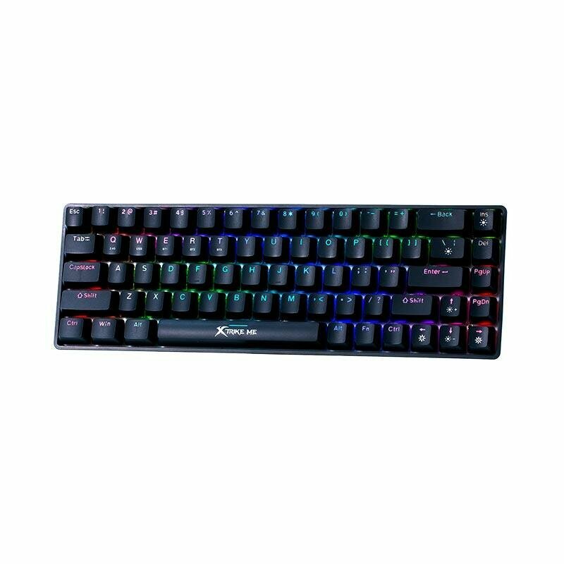 Клавиатура XStrike Me GK-994W BK, беспроводная, механическая, RGB подсветка
