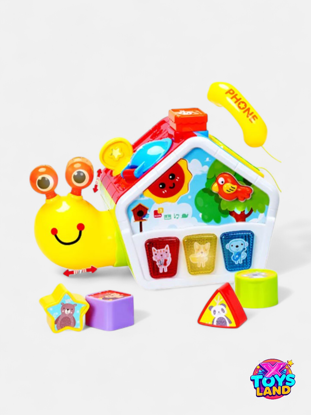 Игрушка "Learning Fun - Funny Snail", пластик, звуковые эффекты, для развития речи